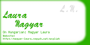 laura magyar business card